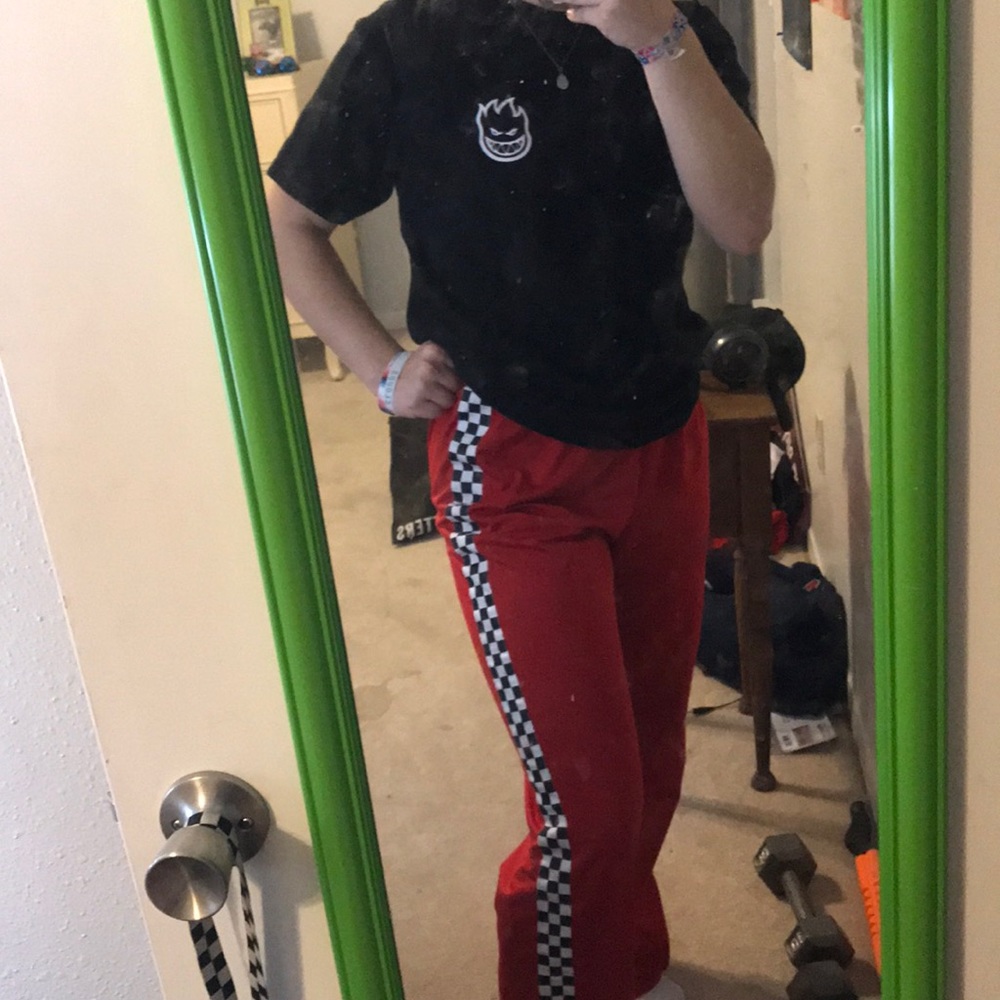 Red Checkered pants